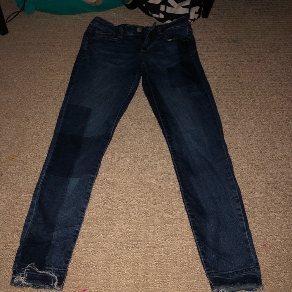 Patterned jeans